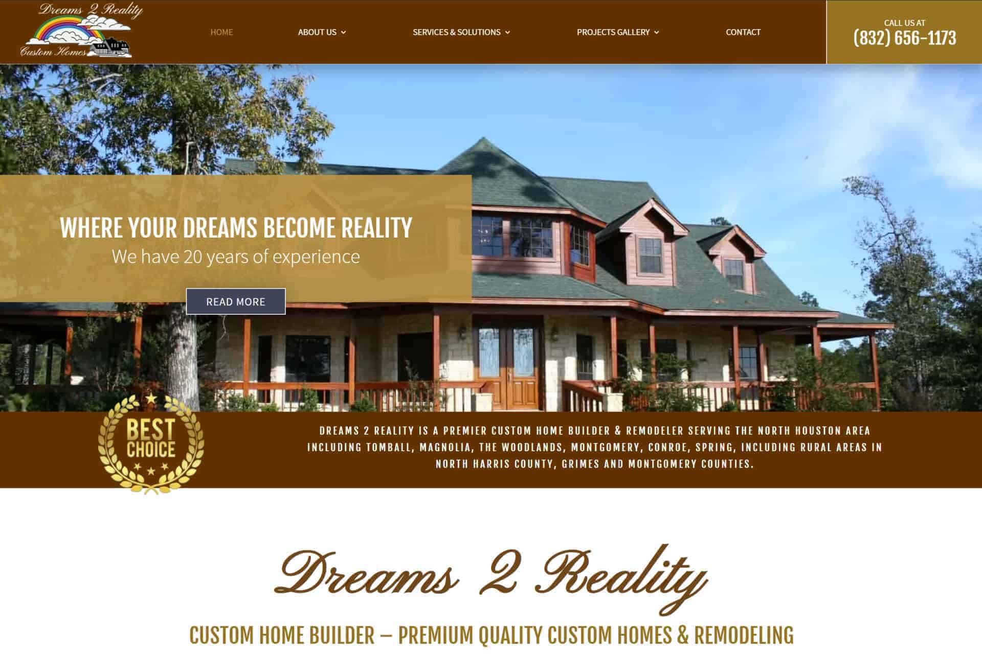 Dreams 2 Reality Custom Homes & Remodeling by SK Farm LLC